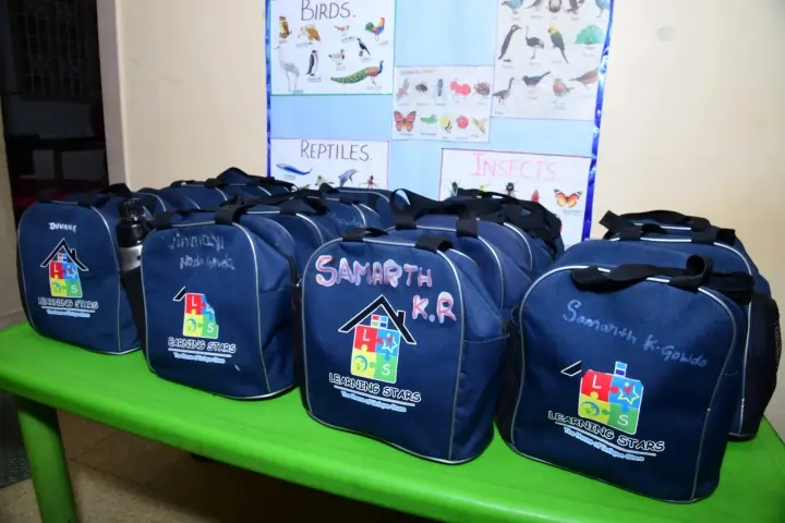 Snack time area at Learning Stars Preschool